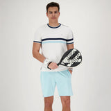 Leo Shirt Stripe - White/Dress Blue