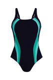 Winnipeg Swimsuit - Navy/Aqua