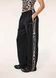 Man Down Track Pant - Black/Leopard