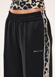 Man Down Track Pant - Black/Leopard