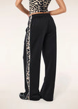 Man Down Track Pant - Black/Leopard
