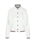 Mona Jacket - White/Burgundy