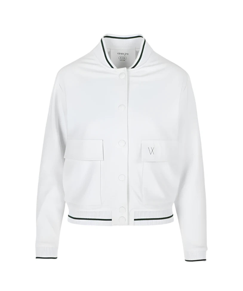 Morgane Jacket - White/Green