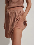 Newman High Rise Skort - Mocha Mousse