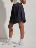 Newman High Rise Skort - Slate Blue