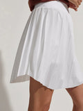 Newman High Rise Skort - White