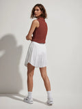 Newman High Rise Skort - White