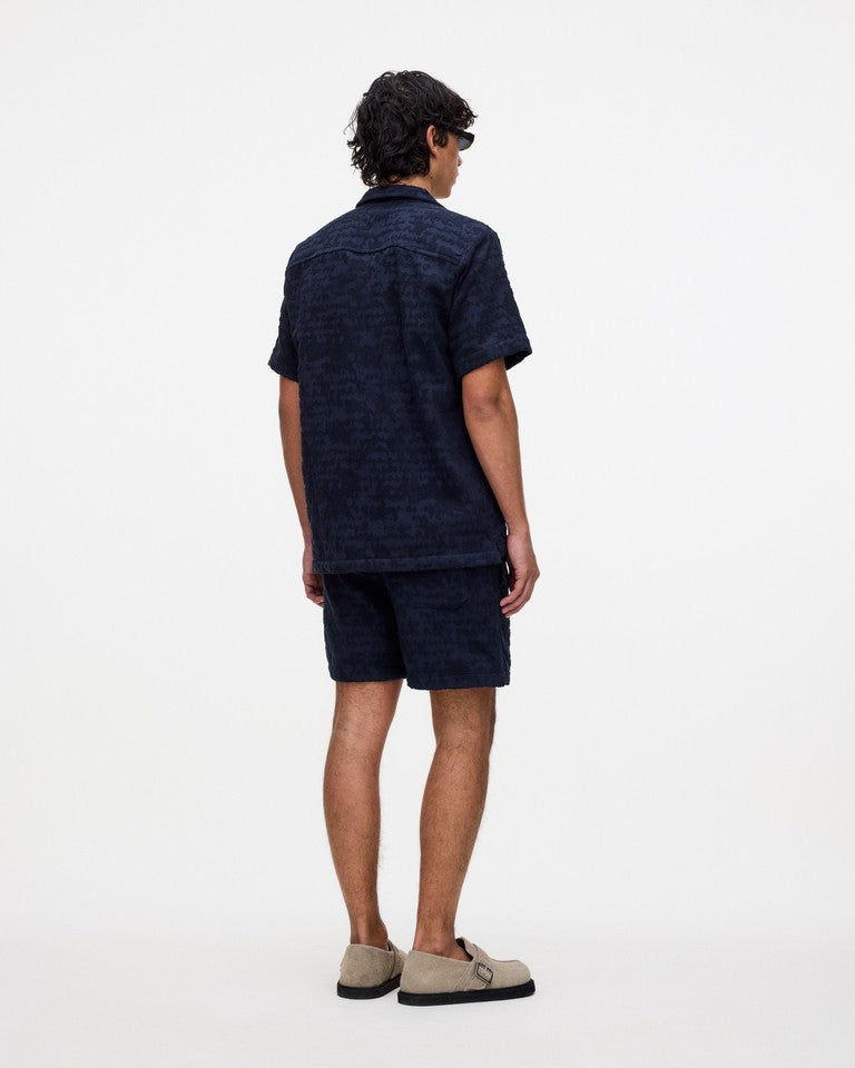 Cuba Terry Shirt - Night Lagoon