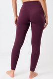 Monoprinted Tights - Bordeaux Print