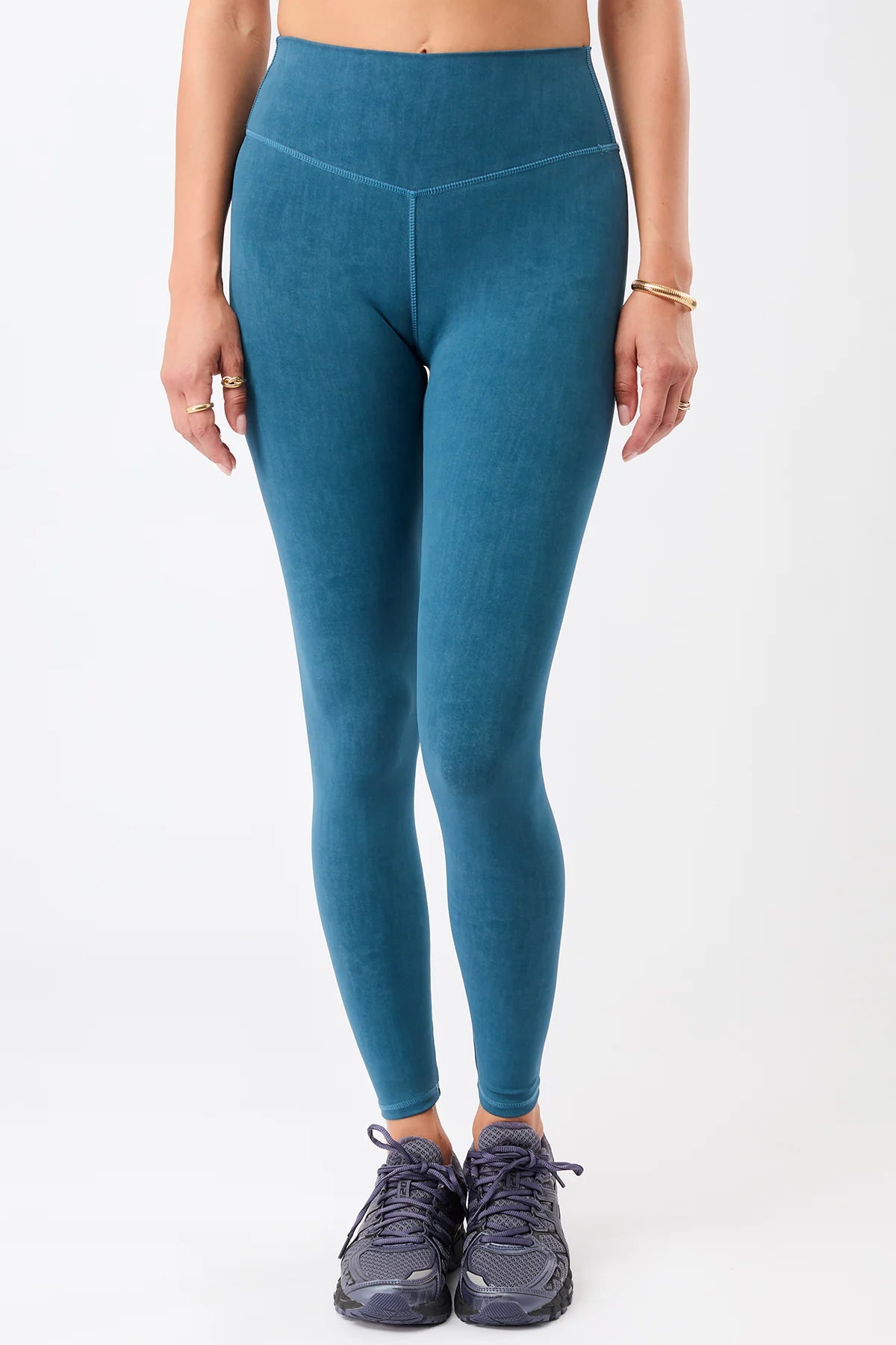 Monoprinted Tights - Moonlight Print