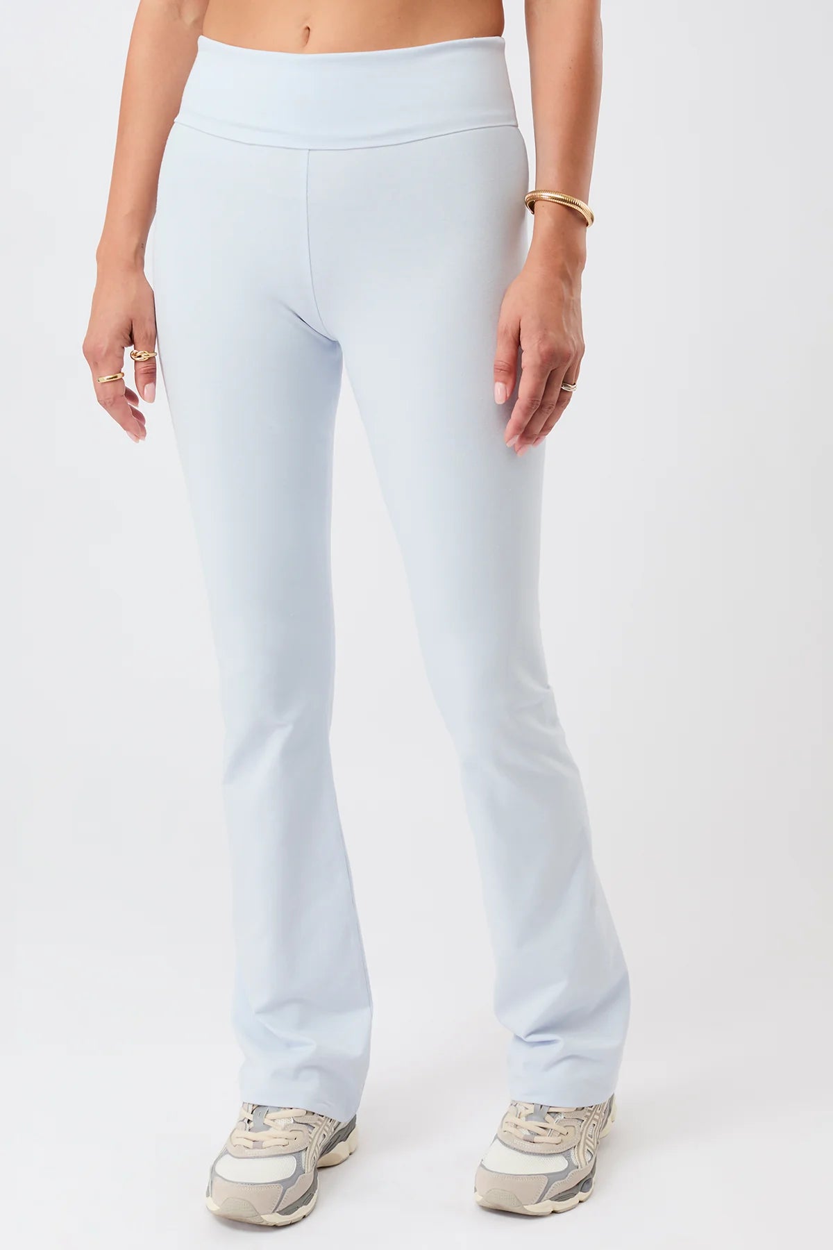 Legging Roll-Down Flared - Baby Blue