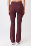 Flared Sports Pant - Ruby