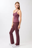 Flared Sports Pant - Ruby