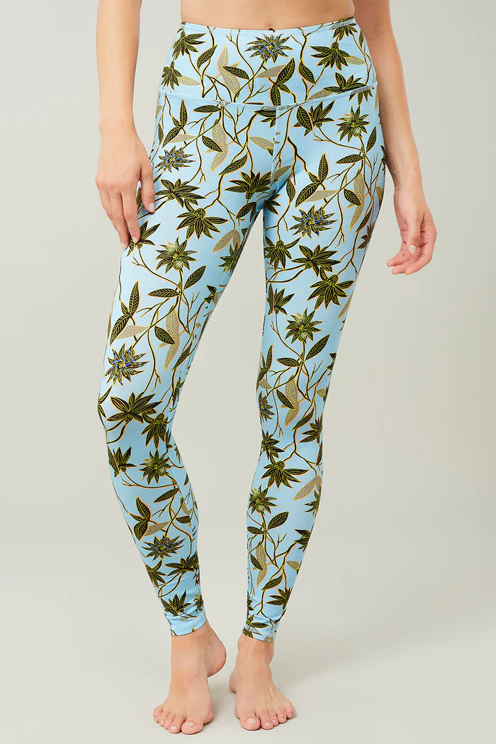 Printed Leggings - Tropic Dahlia - XS