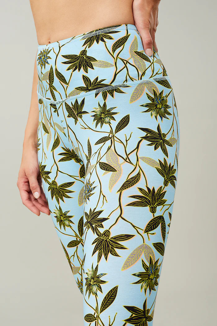 Printed Leggings - Tropic Dahlia - XS
