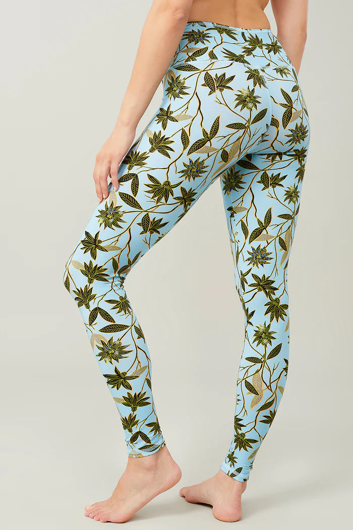 Printed Leggings - Tropic Dahlia - XS