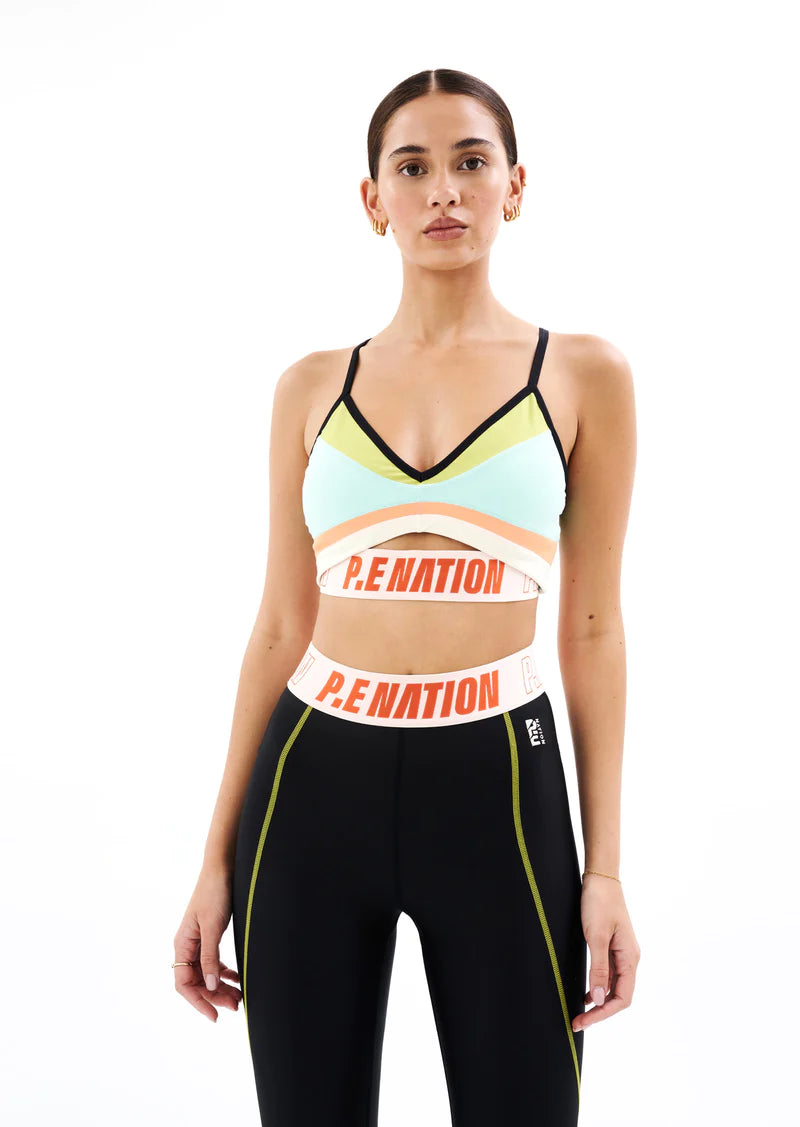 Overland Sports Bra - Aqua