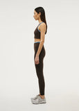 Vita Full Length Legging - Coffee/Bright Blue