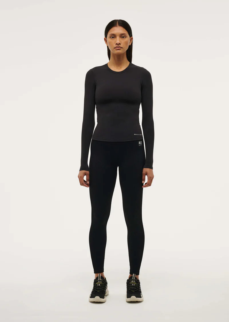 Foundation Long Sleeve Top - Black