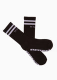 Marathon Crew Sock Twin Pack - Black/Grey