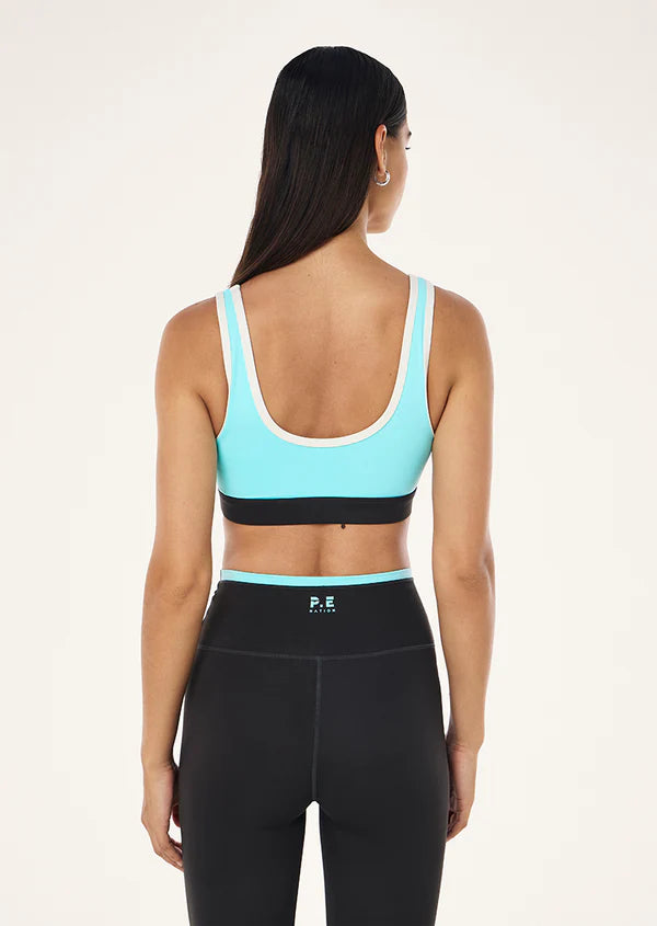 Pursuit Sports Bra - Aqua