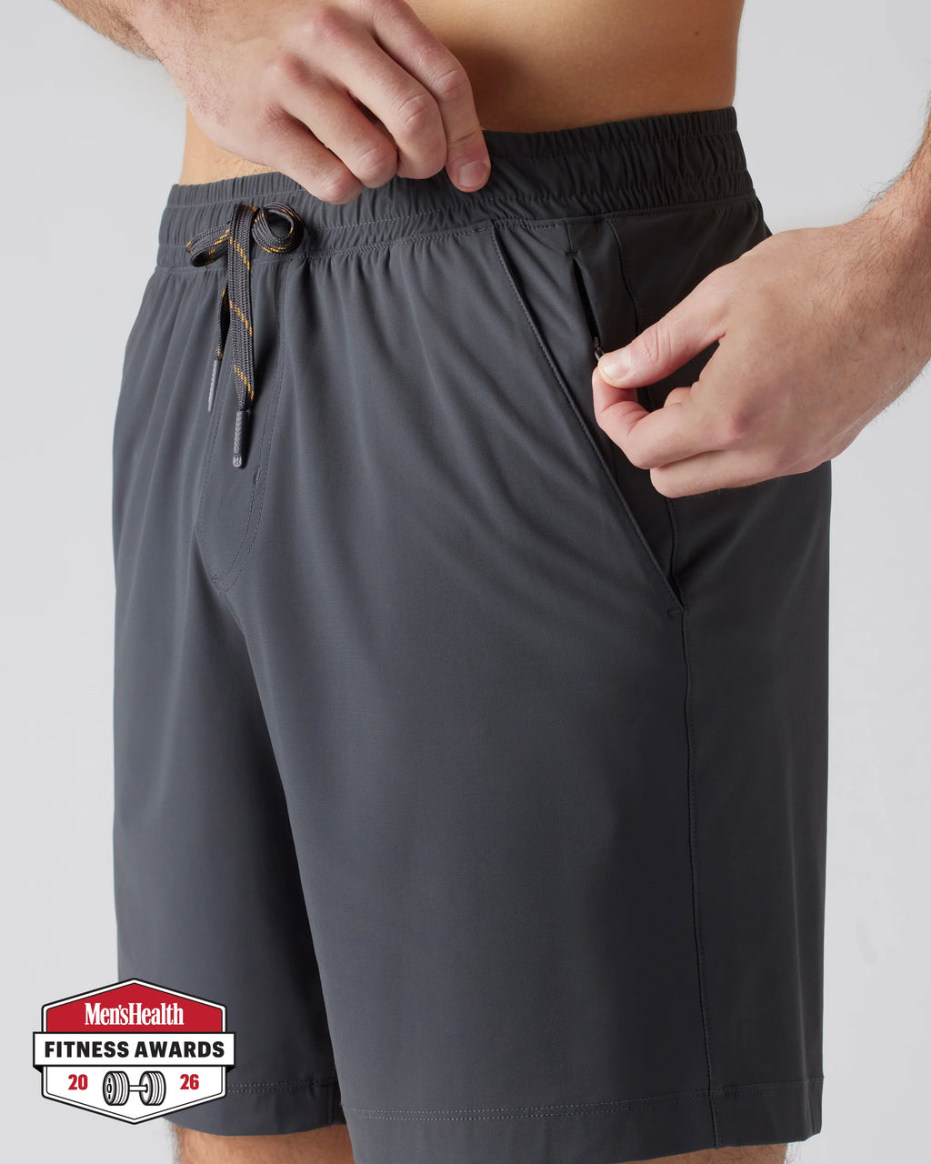 7" Pursuit Short Unlined - Asphalt