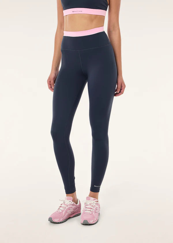 Reflect Full Length Legging - Marine Blue