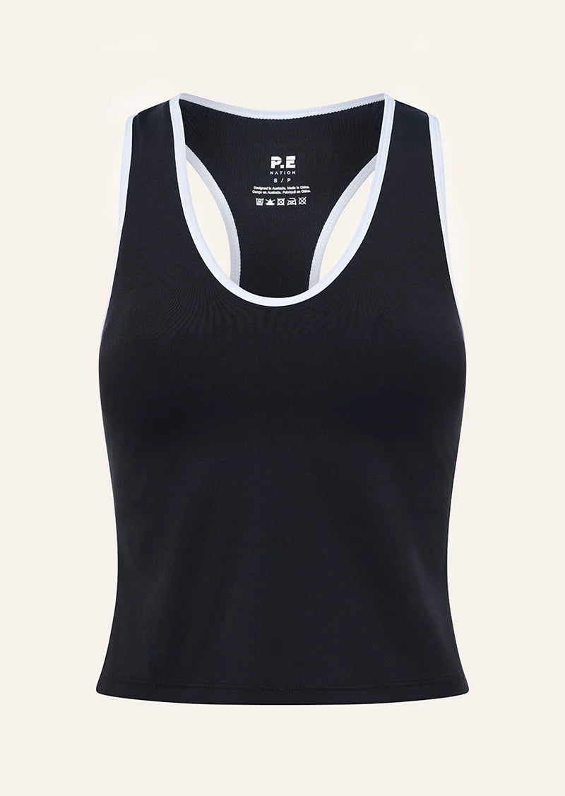 Renewal Tank - Black/Heather Blue