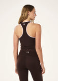 Renewal Tank - Espresso/Chalk Pink