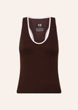 Renewal Tank - Espresso/Chalk Pink