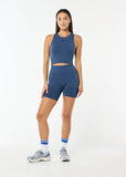 Restore Seamless Bike Short - Vintage Indigo