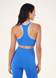 Restore Seamless Sports Bra - Palace Blue/Whisper White