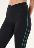 Clarity Full Length Legging - Black/Amazon