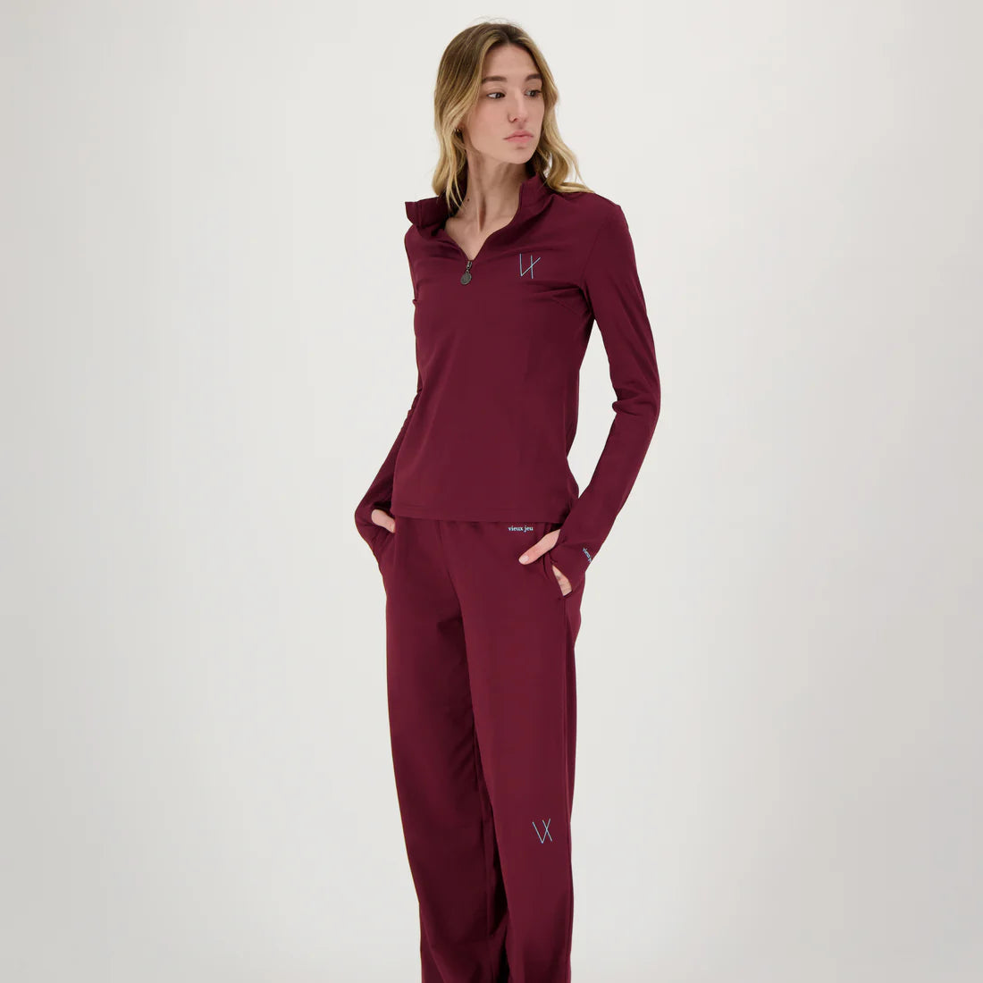 Renee Top - Burgundy