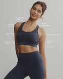 Revive Sports Bra - Navy Blue