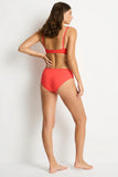 Essentials Edit Mid Bikini Pant - Tango