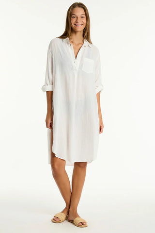 Salt Long Cover Up - White