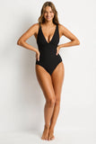 Spinnaker Panel Line One Piece - Black