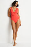 Essentials Edit Spliced One Piece - Tango