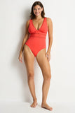 Essentials Edit Spliced One Piece - Tango
