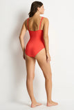 Essentials Edit Spliced One Piece - Tango