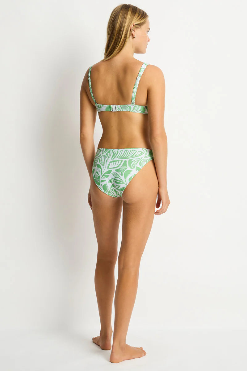 Reef Longline Underwire Bra - Matcha
