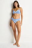 Reef Reversible Mid Bikini Pant - Denim Blue
