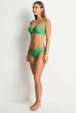 Spinnaker Balconette Bra - Moss
