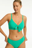 Messina Mid Bikini Pant - Evergreen