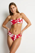 Leilana Twist Bandeau - Sangria