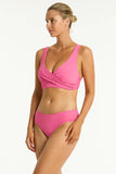 Spinnaker Cross Front Multifit Top - Candy