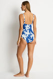Leilana Cross Front One Piece - Arctic