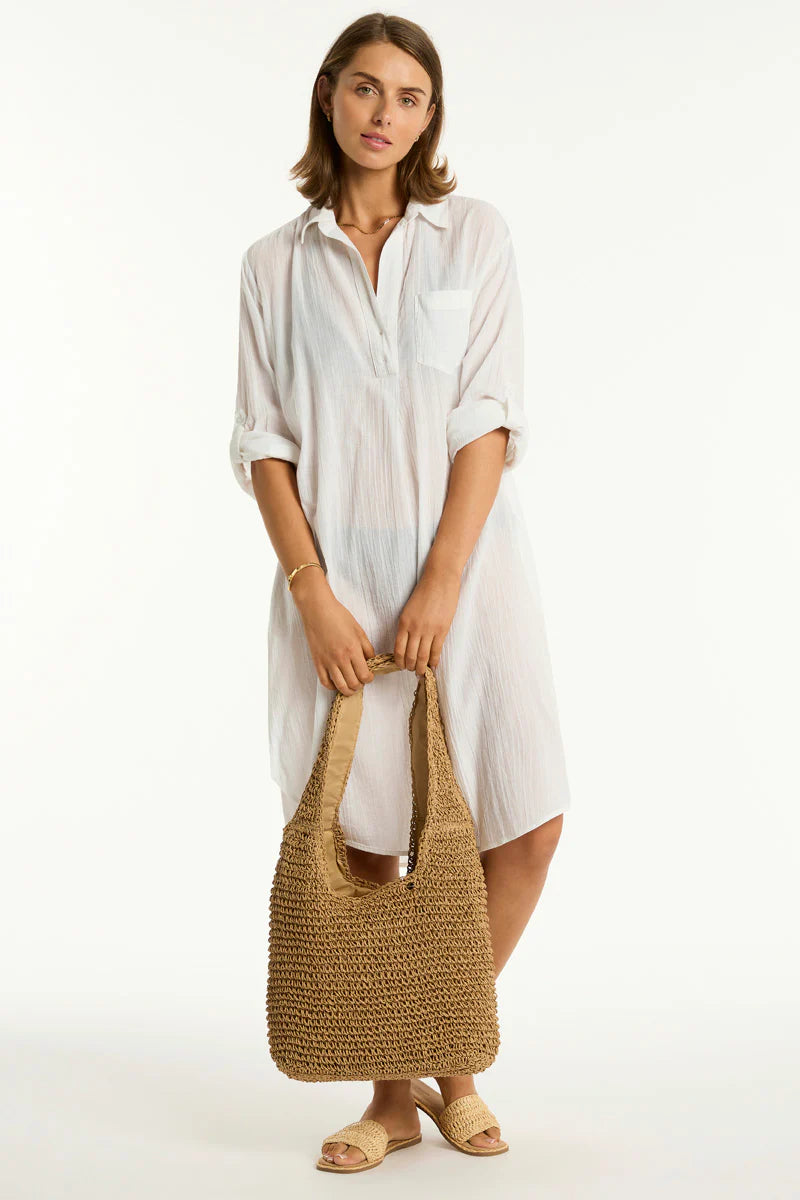 Salt Long Cover Up - White