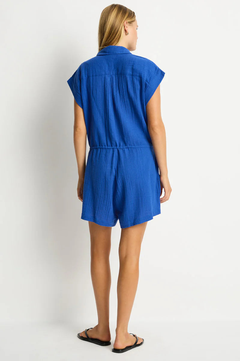Sunset Playsuit - Amalfi Blue